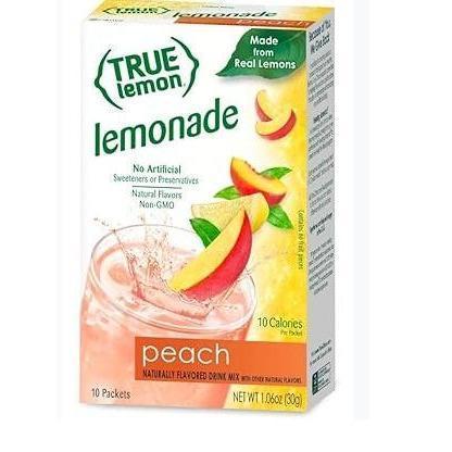 TRUE LEMON Crystalized Lemon Packets – Calorie-Conscious Pantry Staple for Mindful Hydration at Home