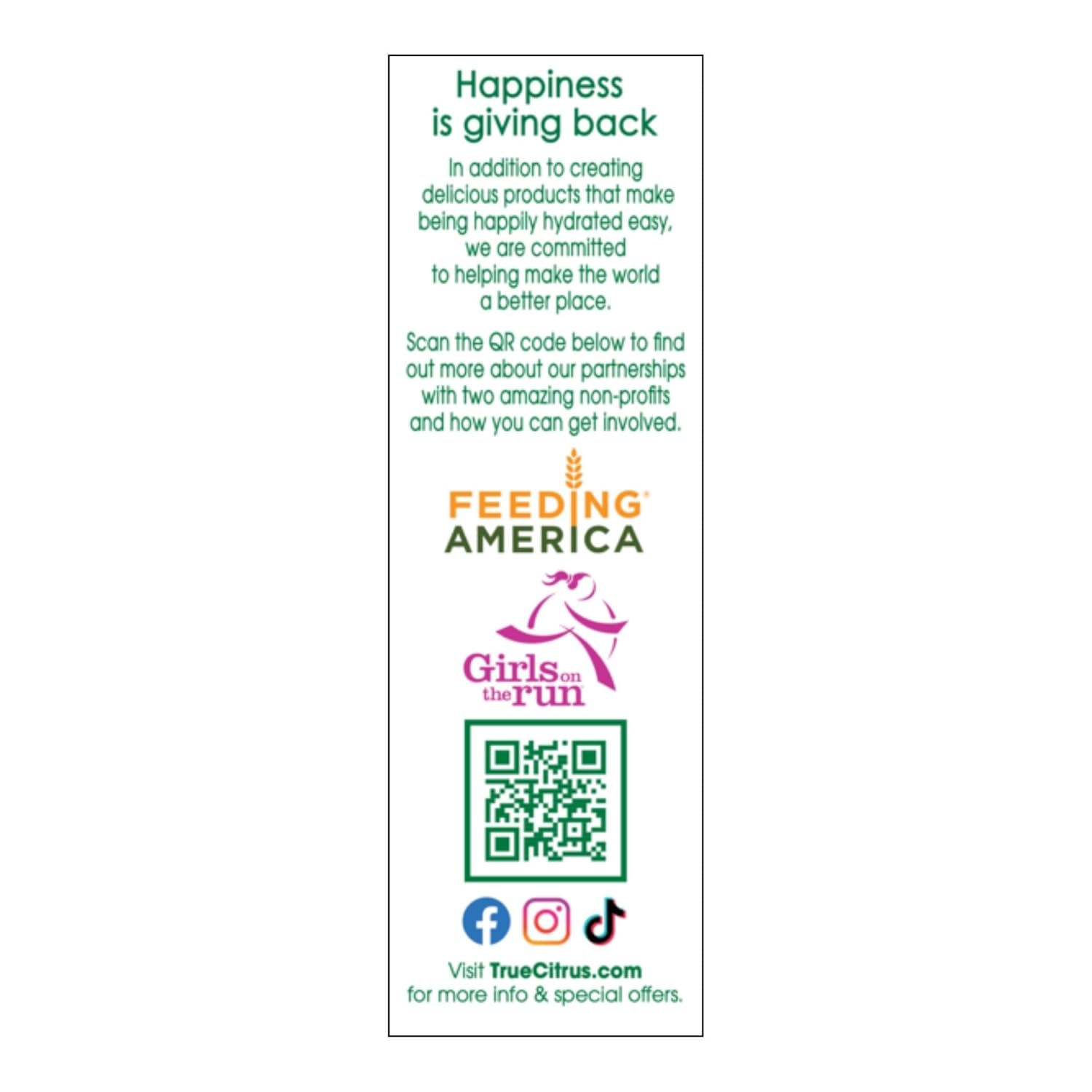 TRUE ORANGE Water Enhancer – Real-Fruit Sugar-Free Drink Mix for Kids' Lunchboxes and Family Kitchens