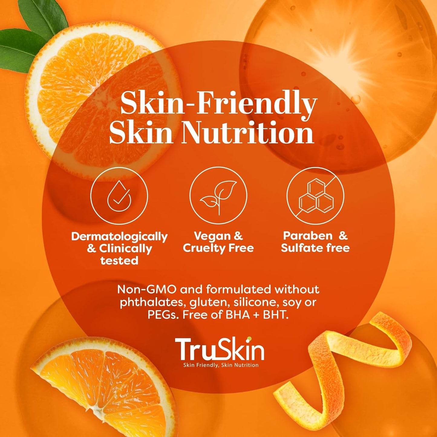 TruSkin Dermatologist-Tested Vitamin C Serum – Clinically Proven Safe for Daily Use