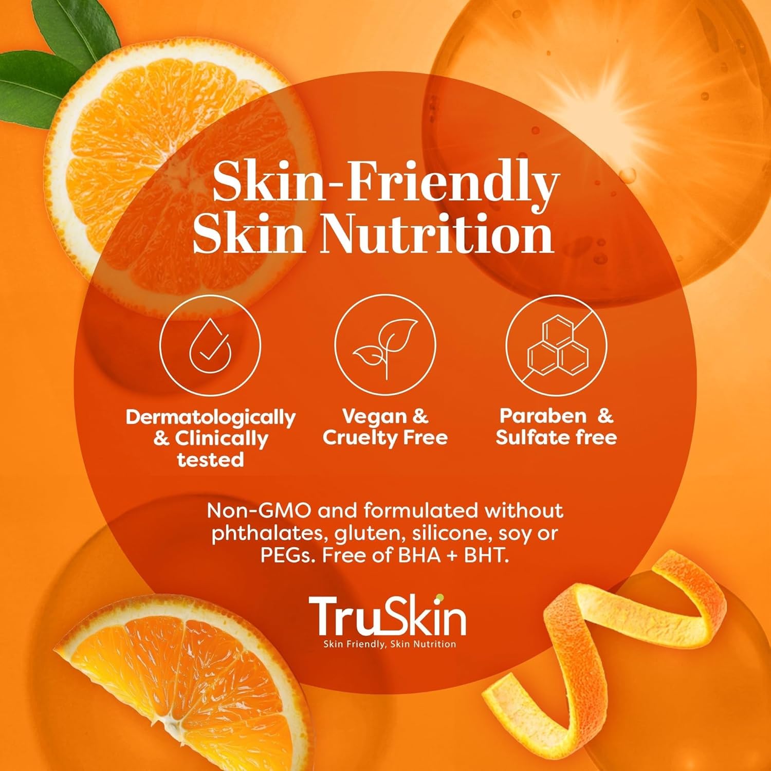 TruSkin Dermatologist-Tested Vitamin C Serum – Clinically Proven Safe for Daily Use