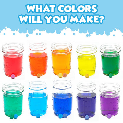 Tub Works® Bath Color Fizzies – Soap-Free, Allergy-Friendly Fizzy Tablets for Sensitive Children