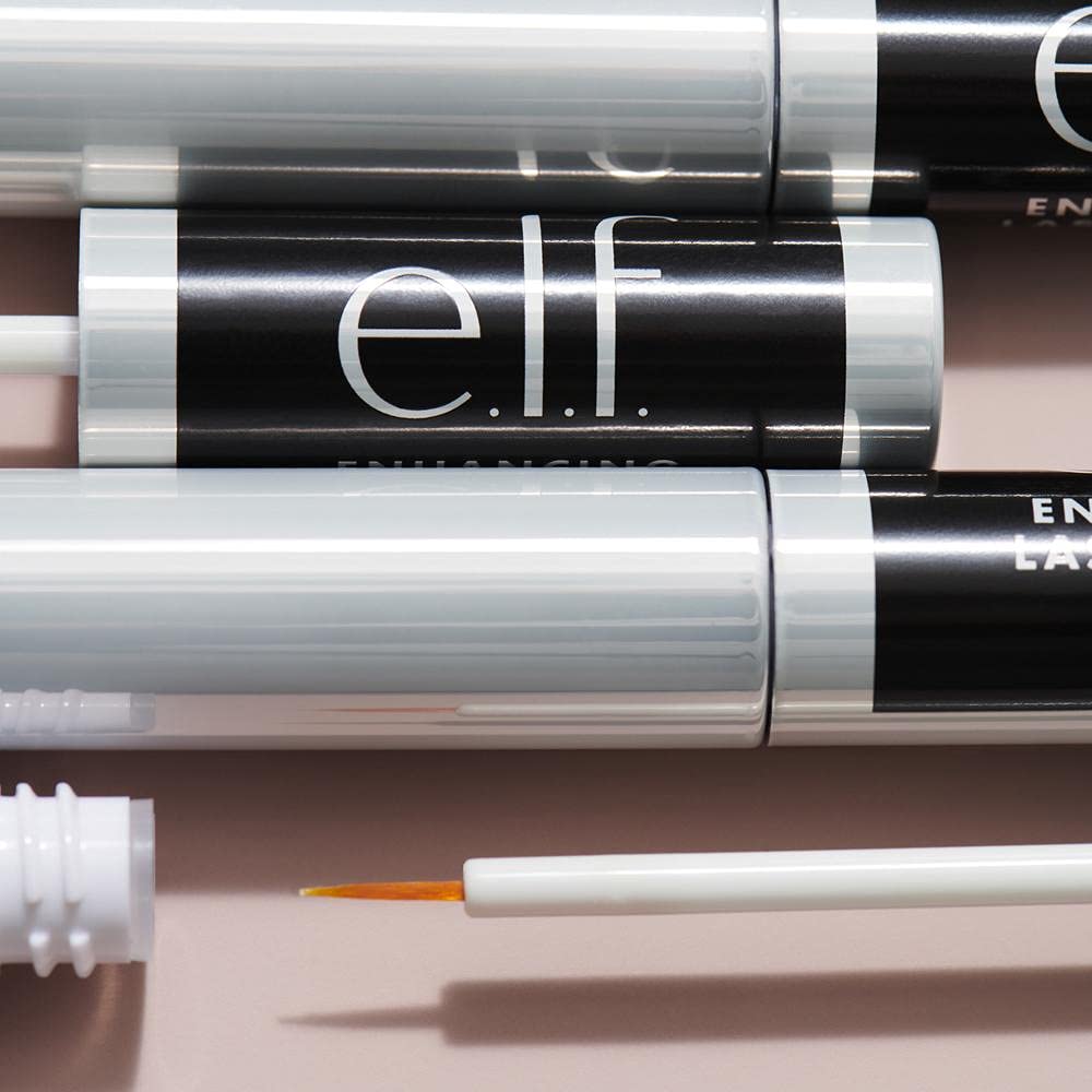 tube/bottle packaging designed for precise applicator-style dispensing to lash line and brow hairs