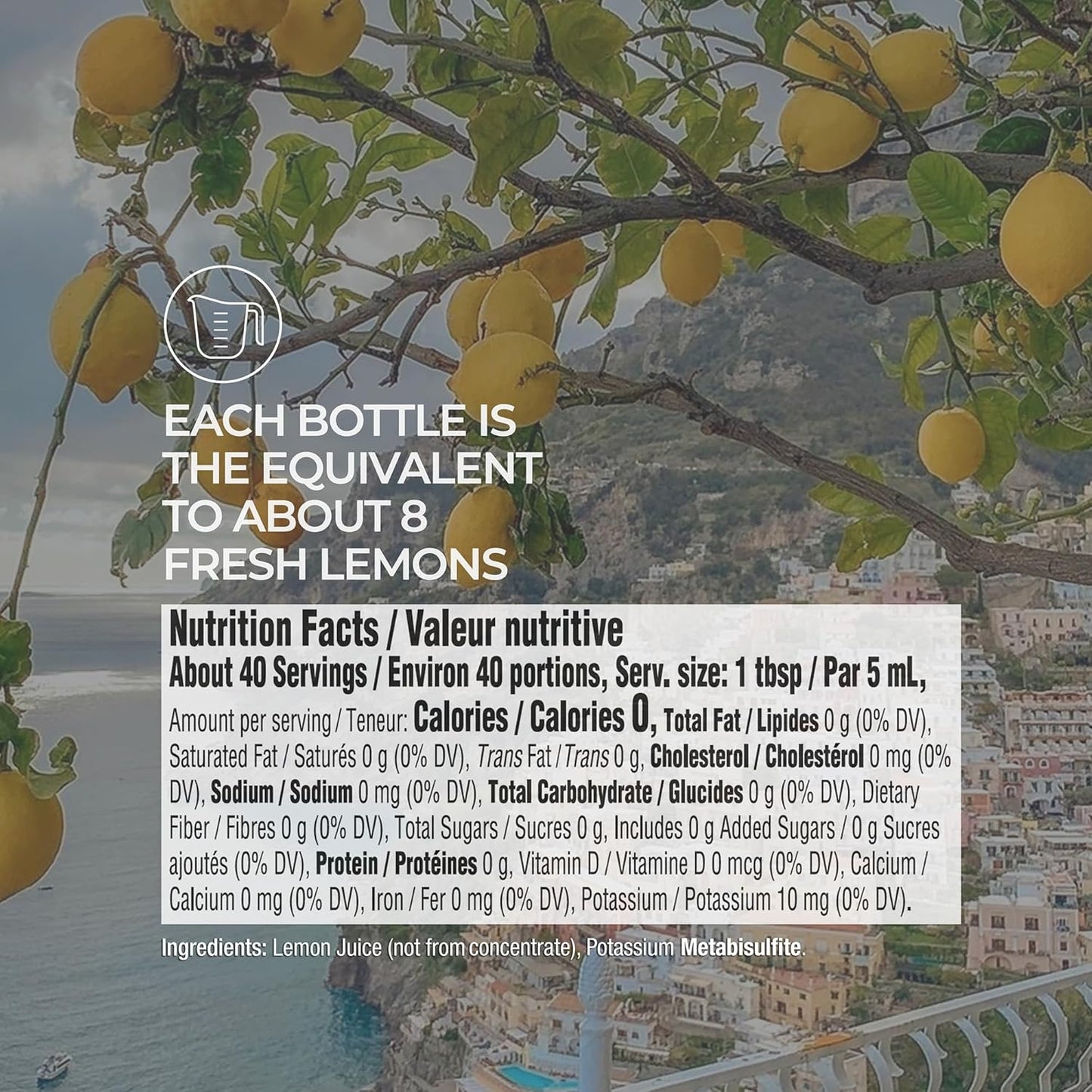 Tuscanini Sicilian Lemon Juice – Quick Flavor Boost for Busy Home Offices and Meal Prep Stations, Ready-to-Squeeze Bottle