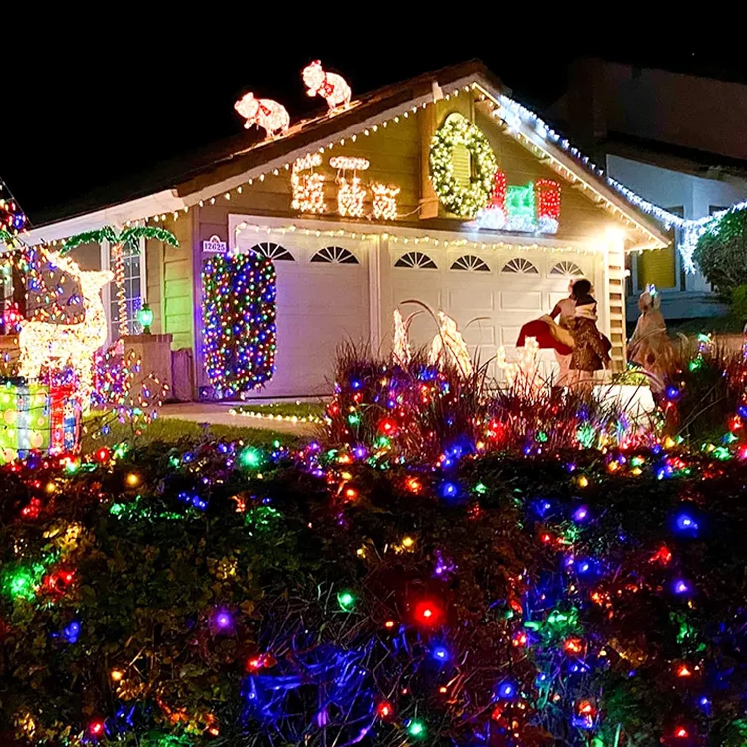 TW SHINE Incandescent Mini Lights – Heavy-Duty Holiday Lights for Fence Line, Pathway, and Porch Curb Appeal