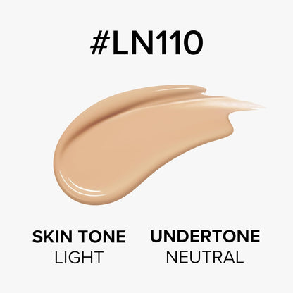 twelve inclusive sheer shades (variants #ln110 and #lp110 are distinct shade codes)