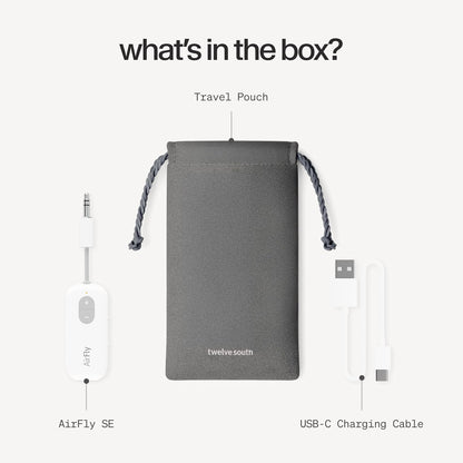 Twelve South AirFly SE Bluetooth Dongle – Reliable Audio Bridge for Commuters and Remote Professionals