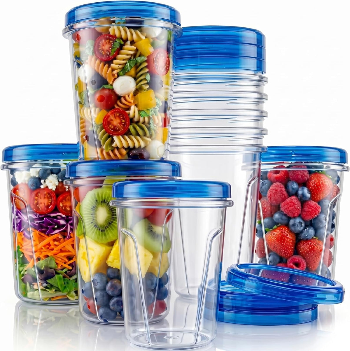 twist-lock screw-top lids with airtight leakproof seal