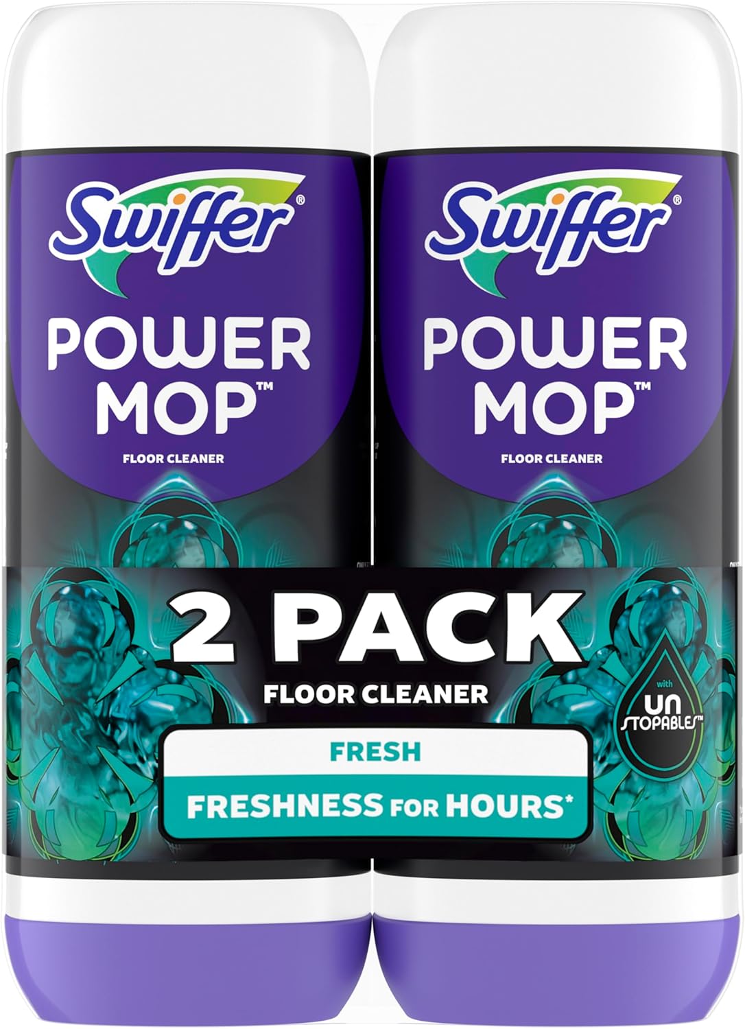 two 25.3 fl oz bottles of pre-mixed liquid floor cleaning solution