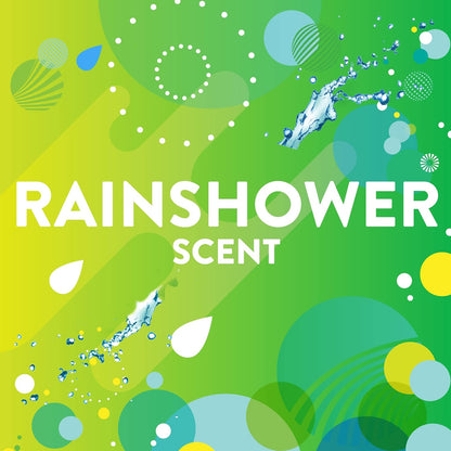 two available scent variants: rainshower and floral fusion