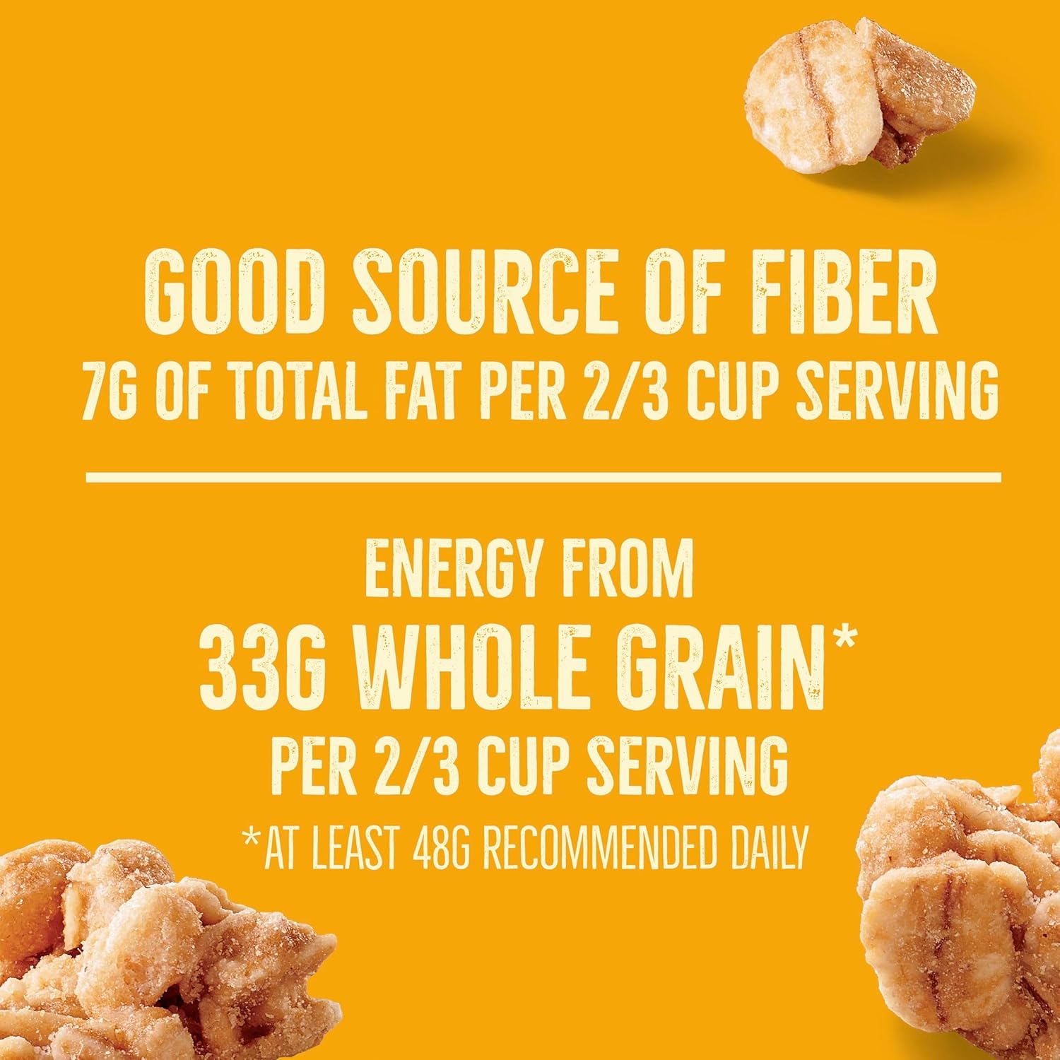 two flavor skus: oats & honey and oats & dark chocolate