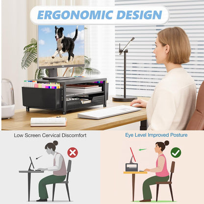 two hanging pen holders on the sides for quick-access accessories