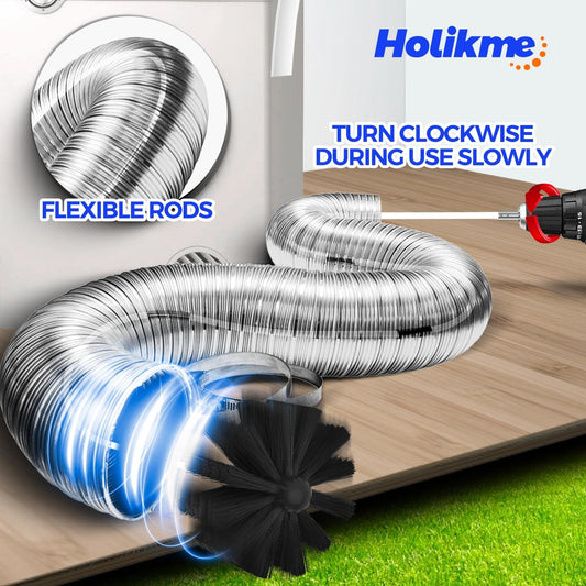 two high-quality synthetic brush heads sized for different vent diameters