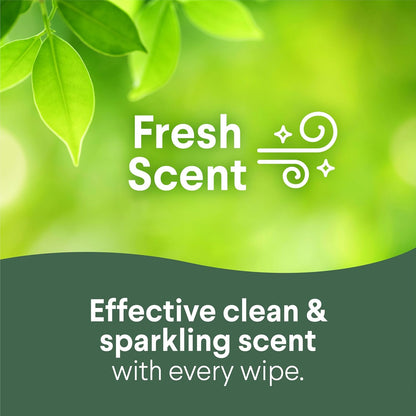 two included scents: fresh scent and crisp lemon