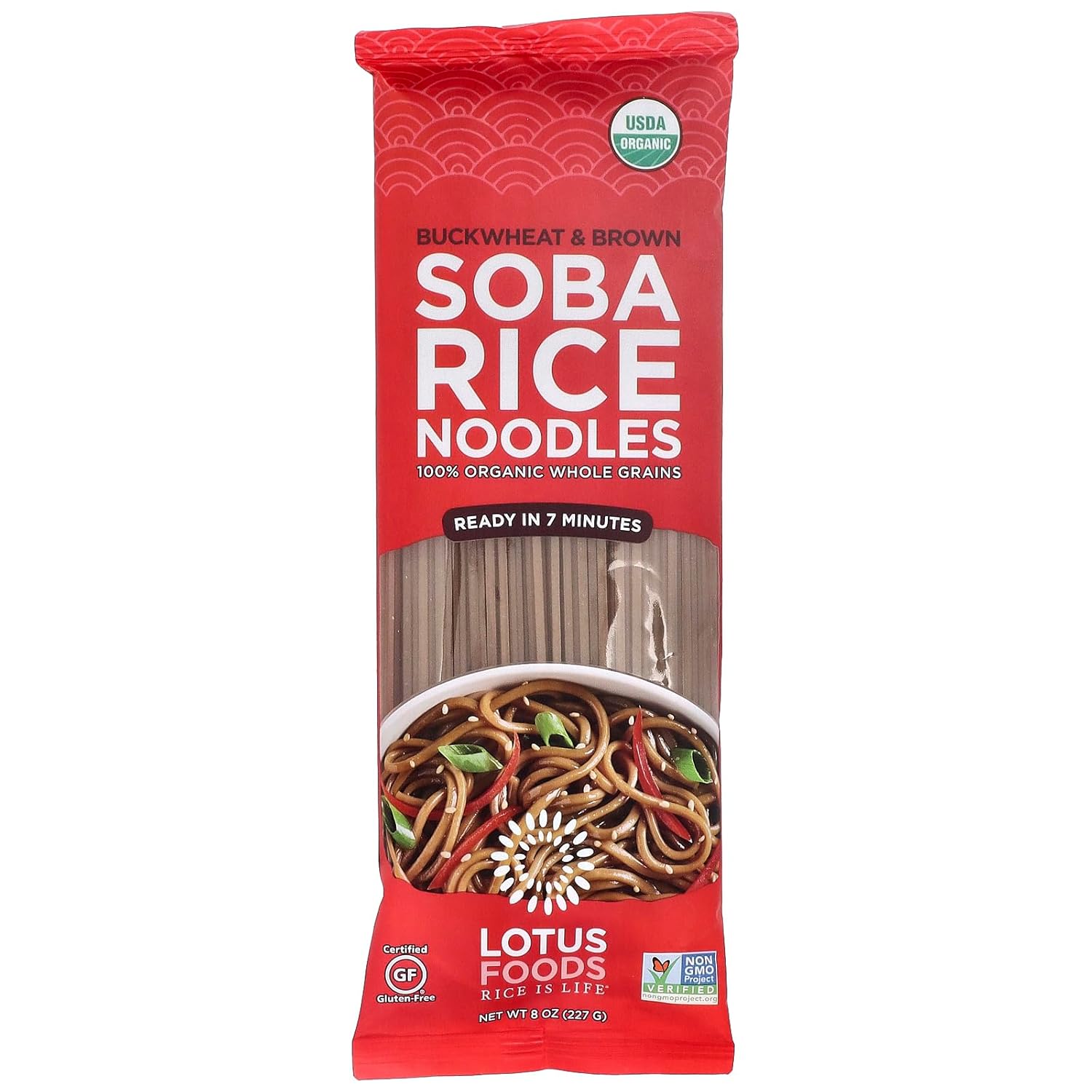 two-ingredient formula: organic brown rice flour and organic buckwheat flour