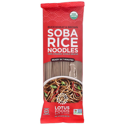 two-ingredient formula: organic brown rice flour and organic buckwheat flour