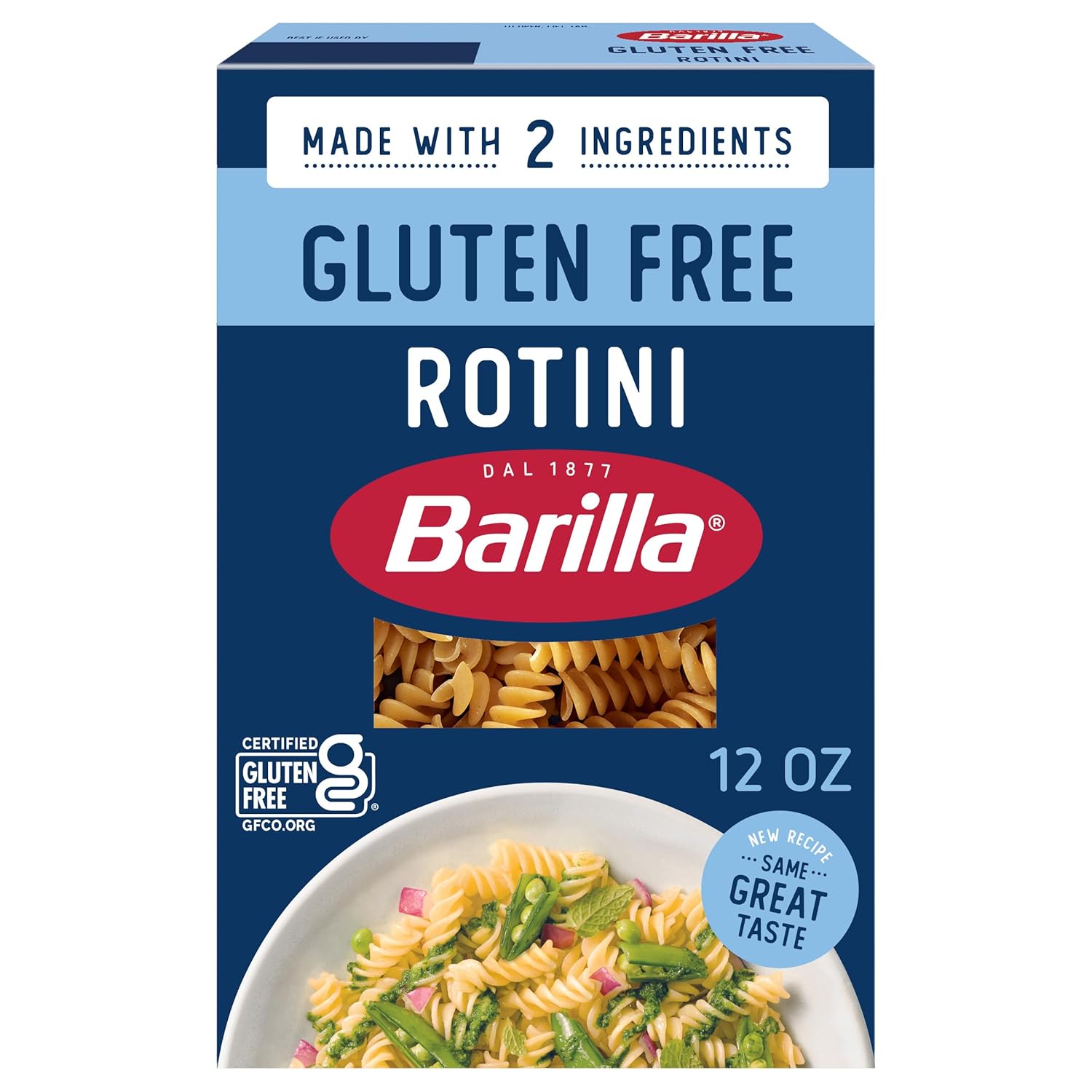 two-ingredient formulation (rice and corn only)