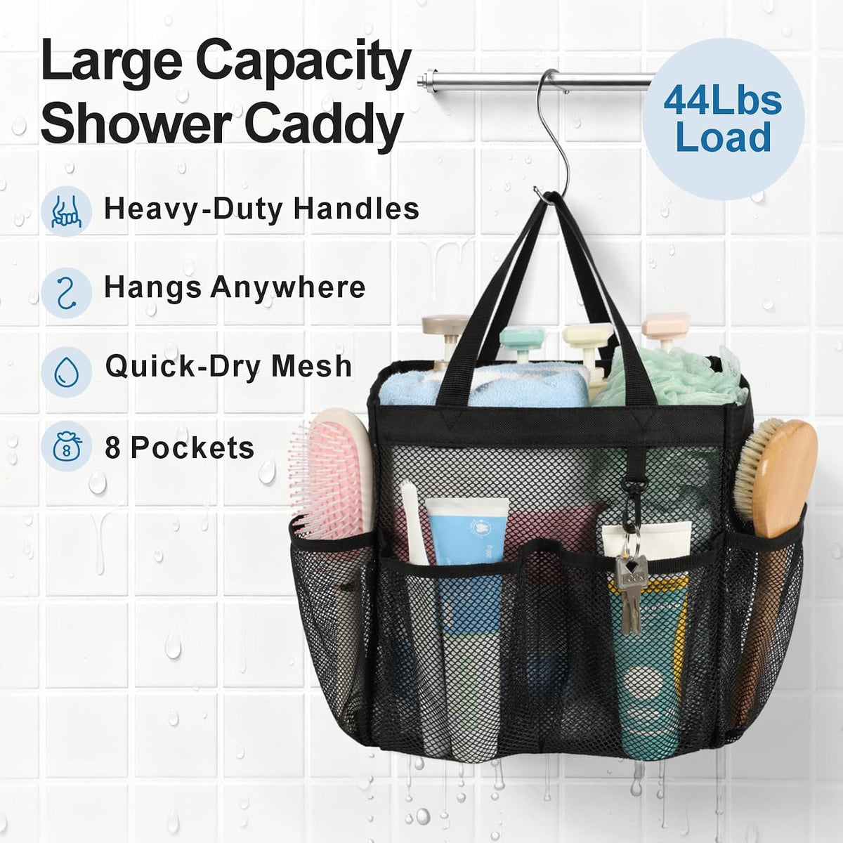 two reinforced carrying handles for balanced transport