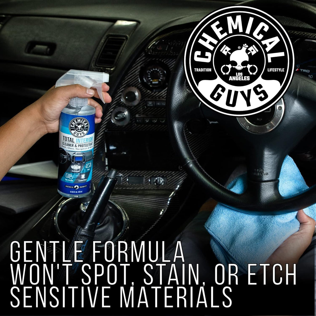 two size variants: 16 oz consumer size and 64 oz professional/bulk size