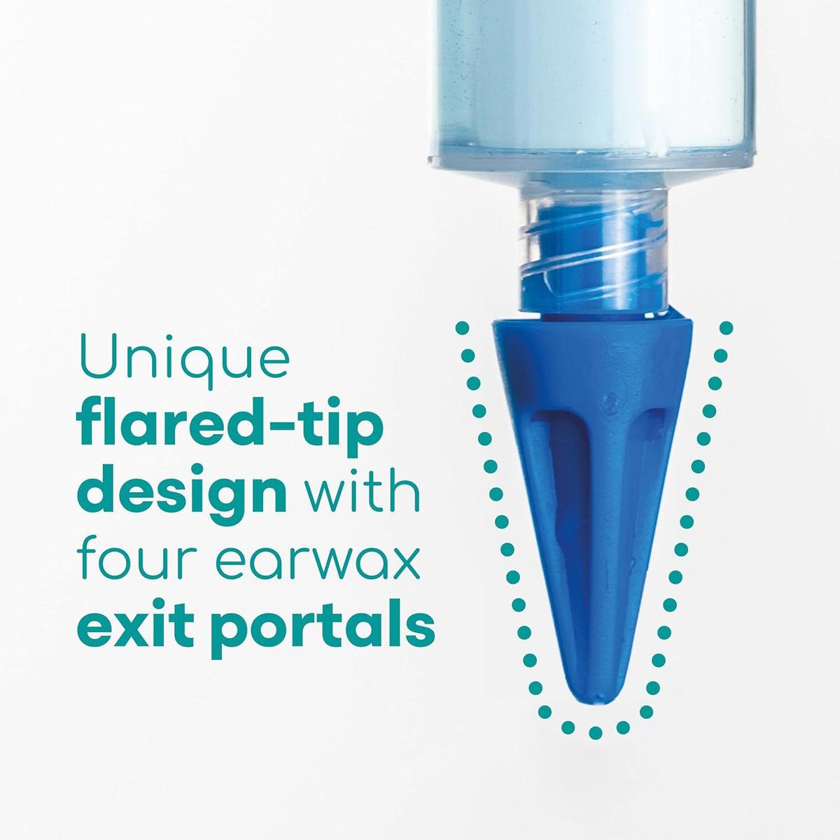 two variant capacities: 0.67 fl oz (clear) and 2.03 fl oz (blue)