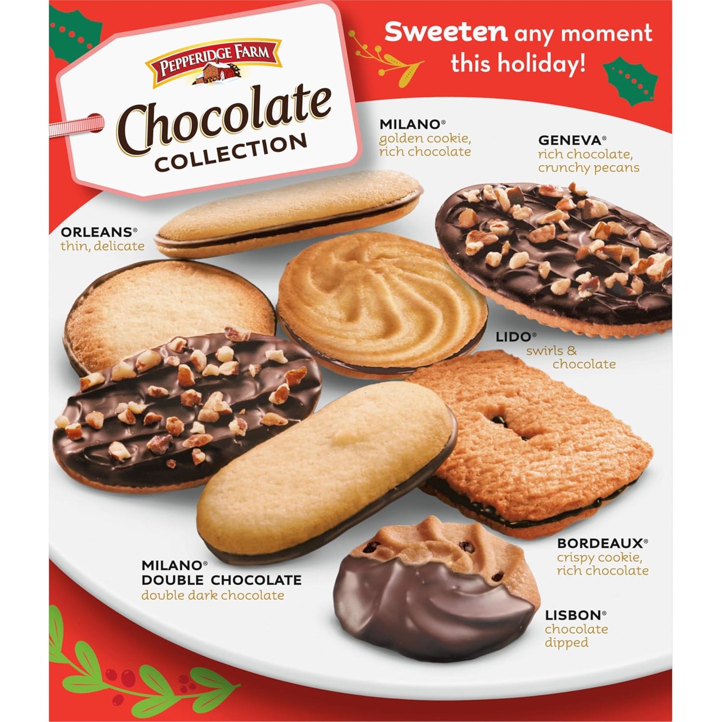 two variant styles available: classic collection (broader variety) and chocolate collection (chocolate-forward assortment)