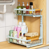 PXRACK Under Sink Sliding Drawer System for Quick Access to Cleaning Essentials