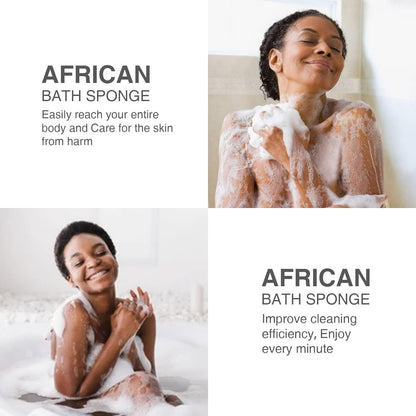 UJFQBH Long Net Body Scrubber – Effortless Exfoliating Sponge Set in Understated Tones, Machine-Washable & Fast-Drying for a Clean Routine