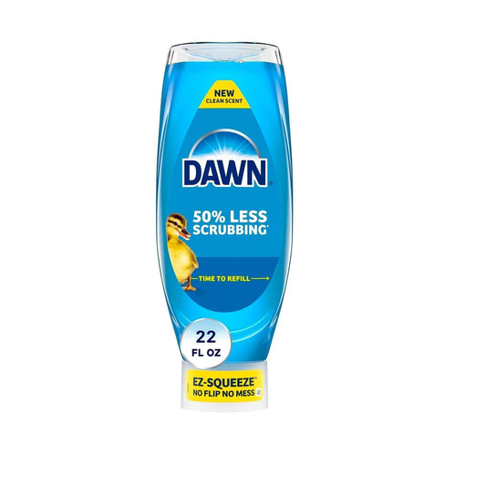 ultra-concentrated formula delivering 50% less scrubbing vs. non-concentrated