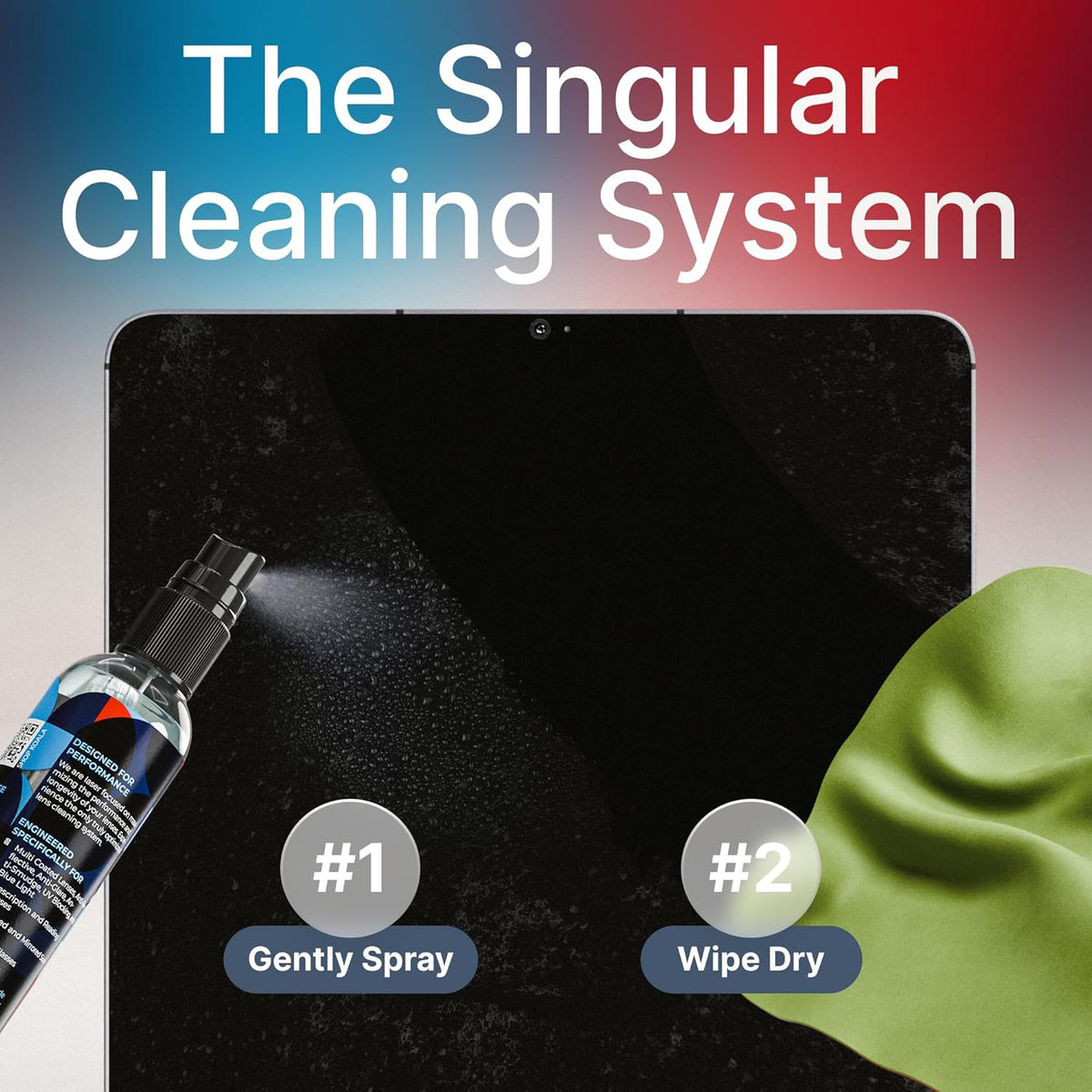 ultra-dense japanese microfiber cleaning cloth, washable and reusable