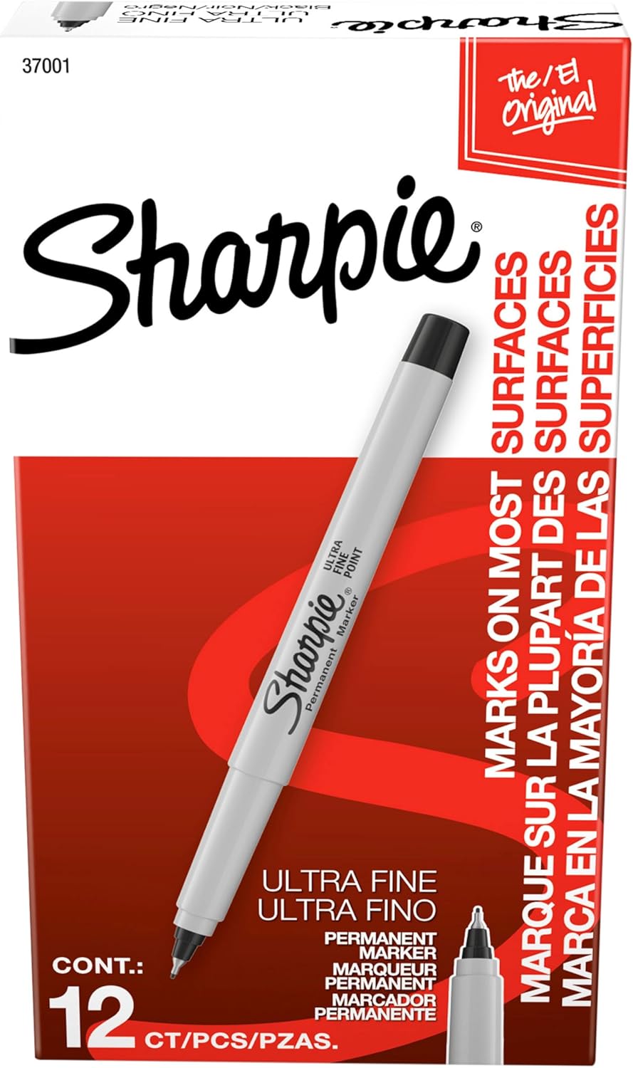 ultra-fine point tip (0.20mm line size) for precise, narrow marks