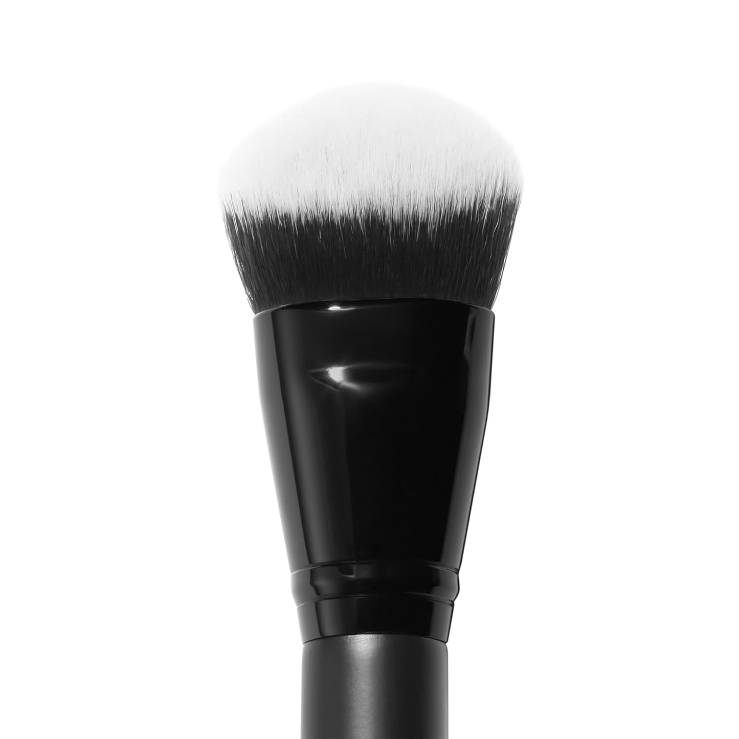 ultra-soft dense synthetic bristles that press formula into skin