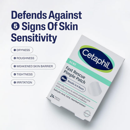 ultra-thin clear patch that is makeup-friendly, waterproof, and sweatproof