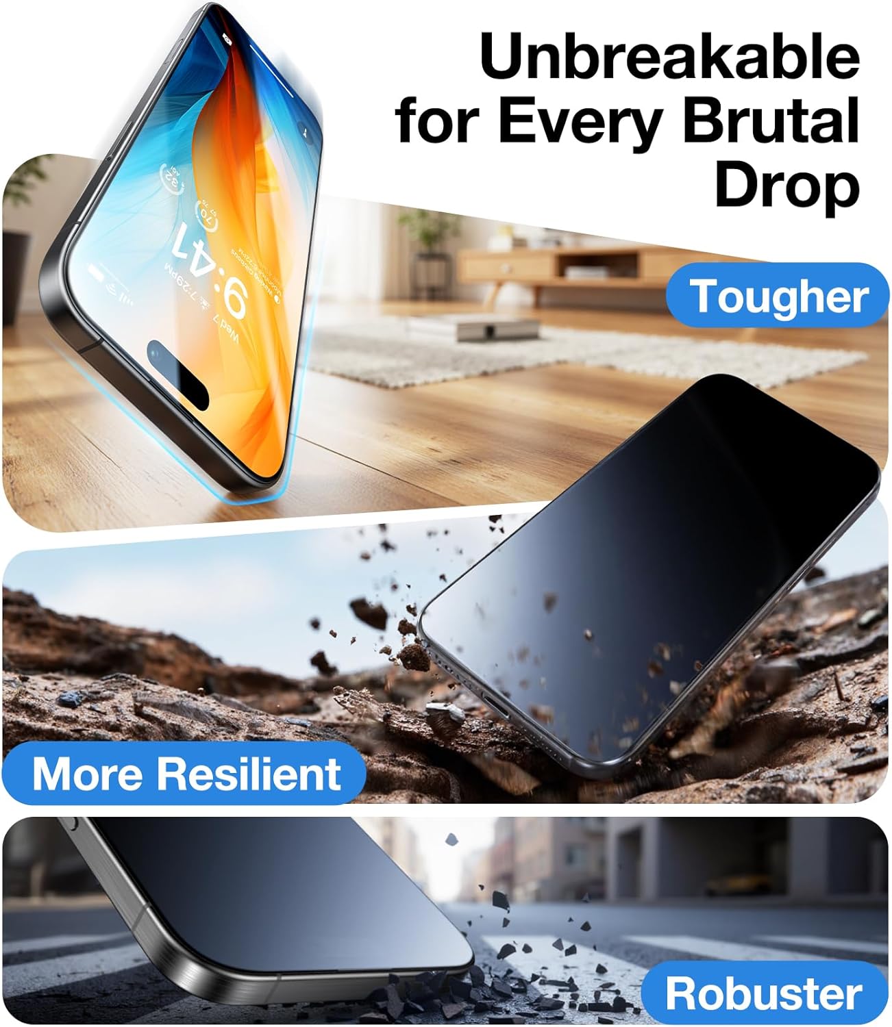 UltraGlass UNBREAK TOP iPhone 17 Pro Max Protector – Clean, Invisible Coverage That Stays Out of Sight and Mind
