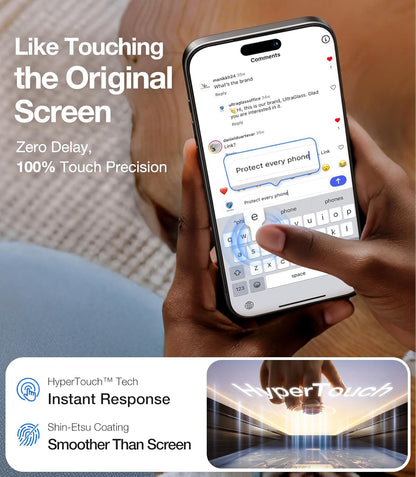 UltraGlass UNBREAK TOP iPhone 17 Pro Max Protector – Clean, Invisible Coverage That Stays Out of Sight and Mind