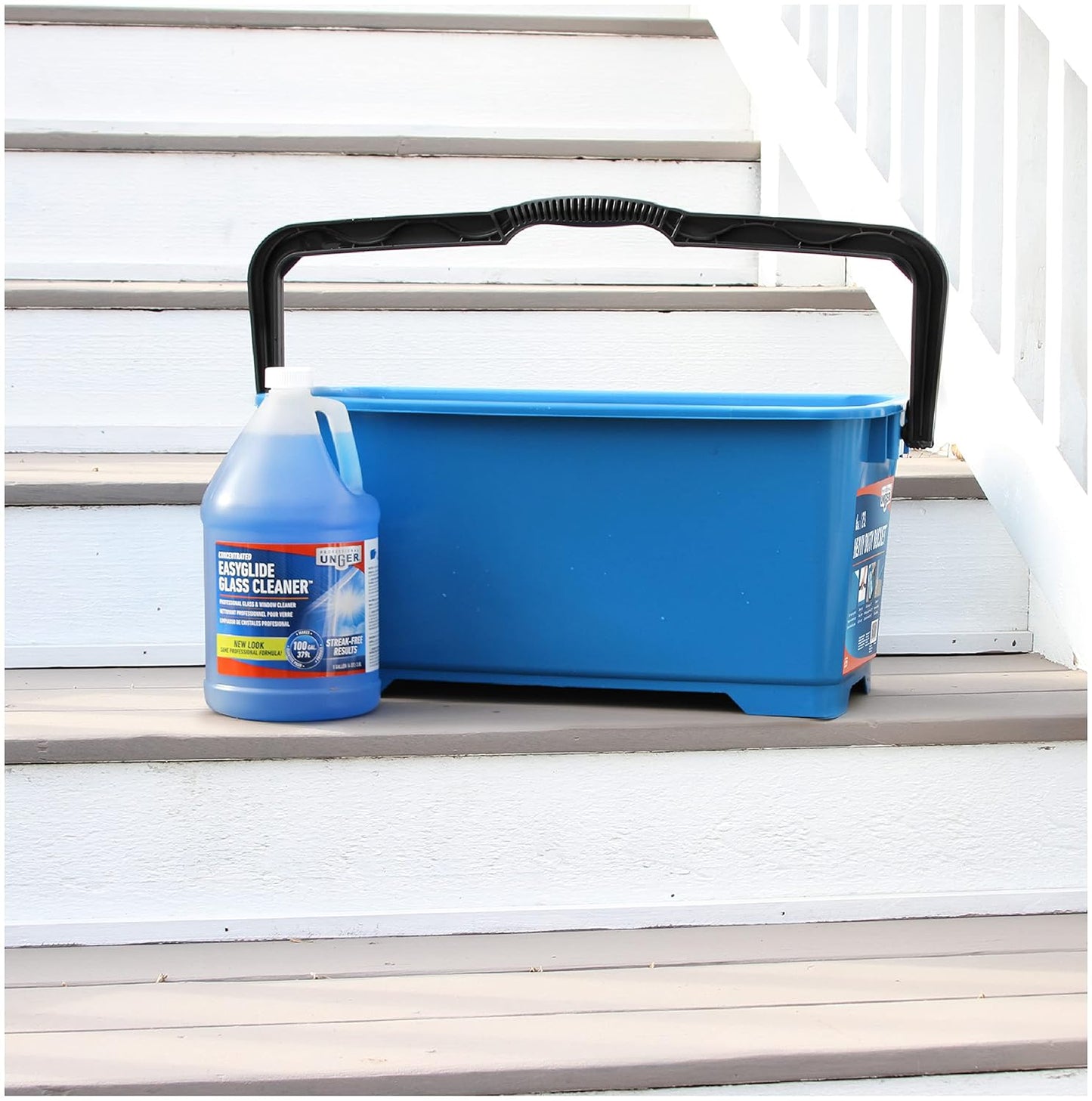 Unger Professional Glass Cleaner – Family-Safe Streak-Free Formula for Tinted Windows and LOW-E Coatings, Biodegradable