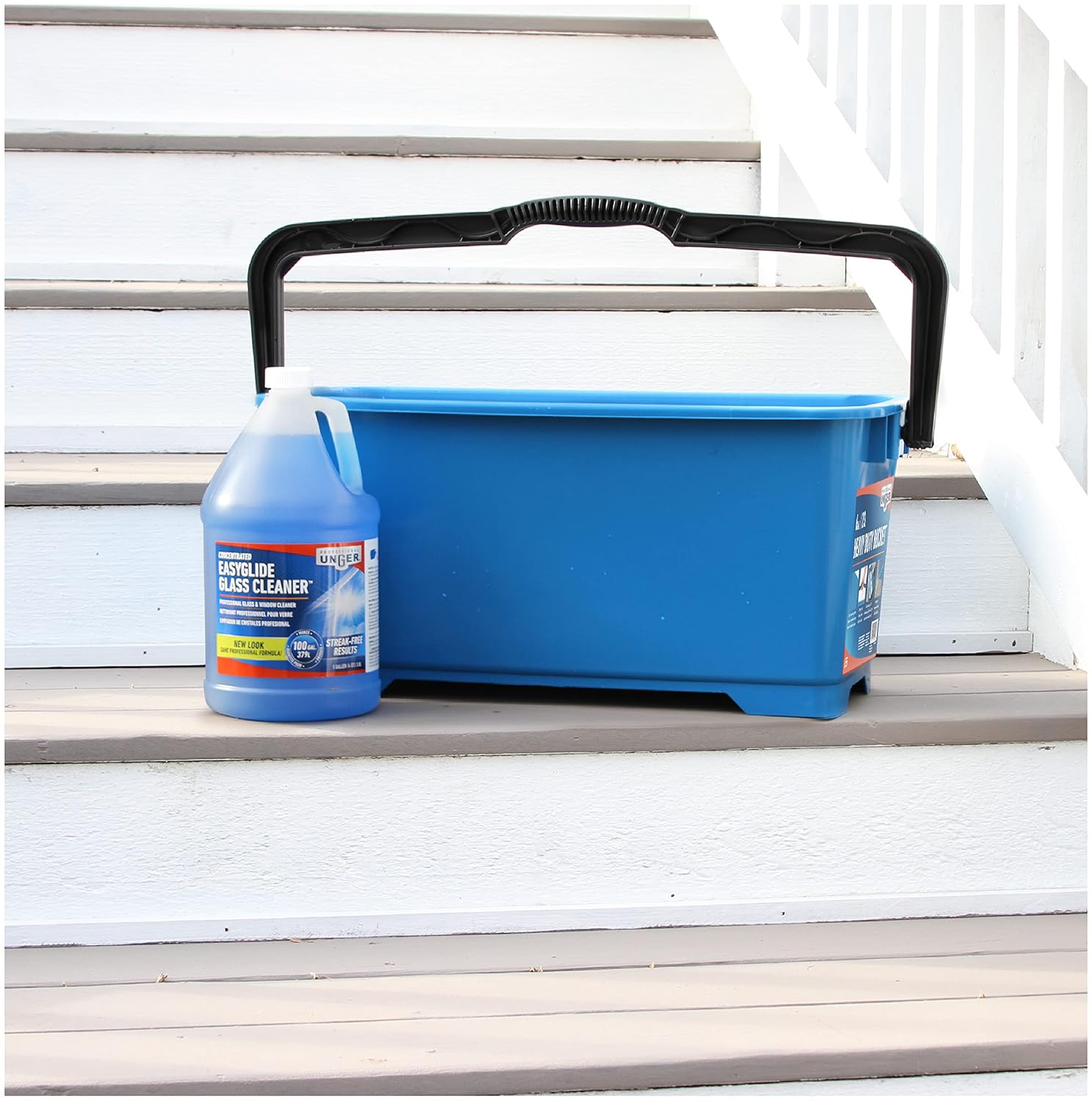 Unger Professional Glass Cleaner – Family-Safe Streak-Free Formula for Tinted Windows and LOW-E Coatings, Biodegradable