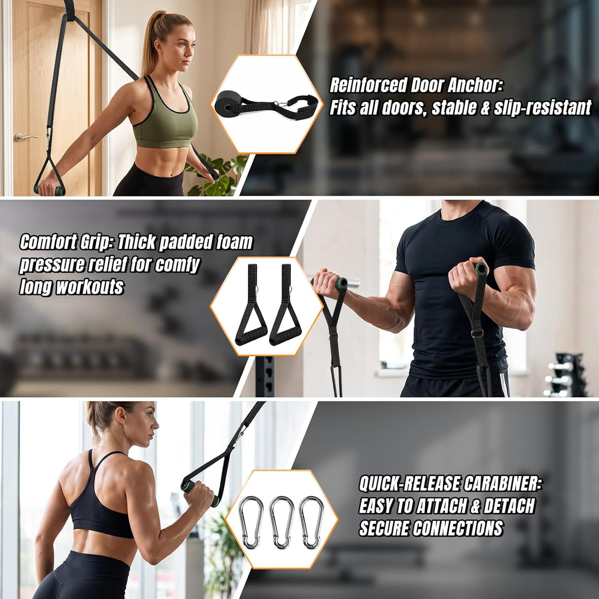 uniform thickness and high elasticity for consistent resistance and strong snap-back