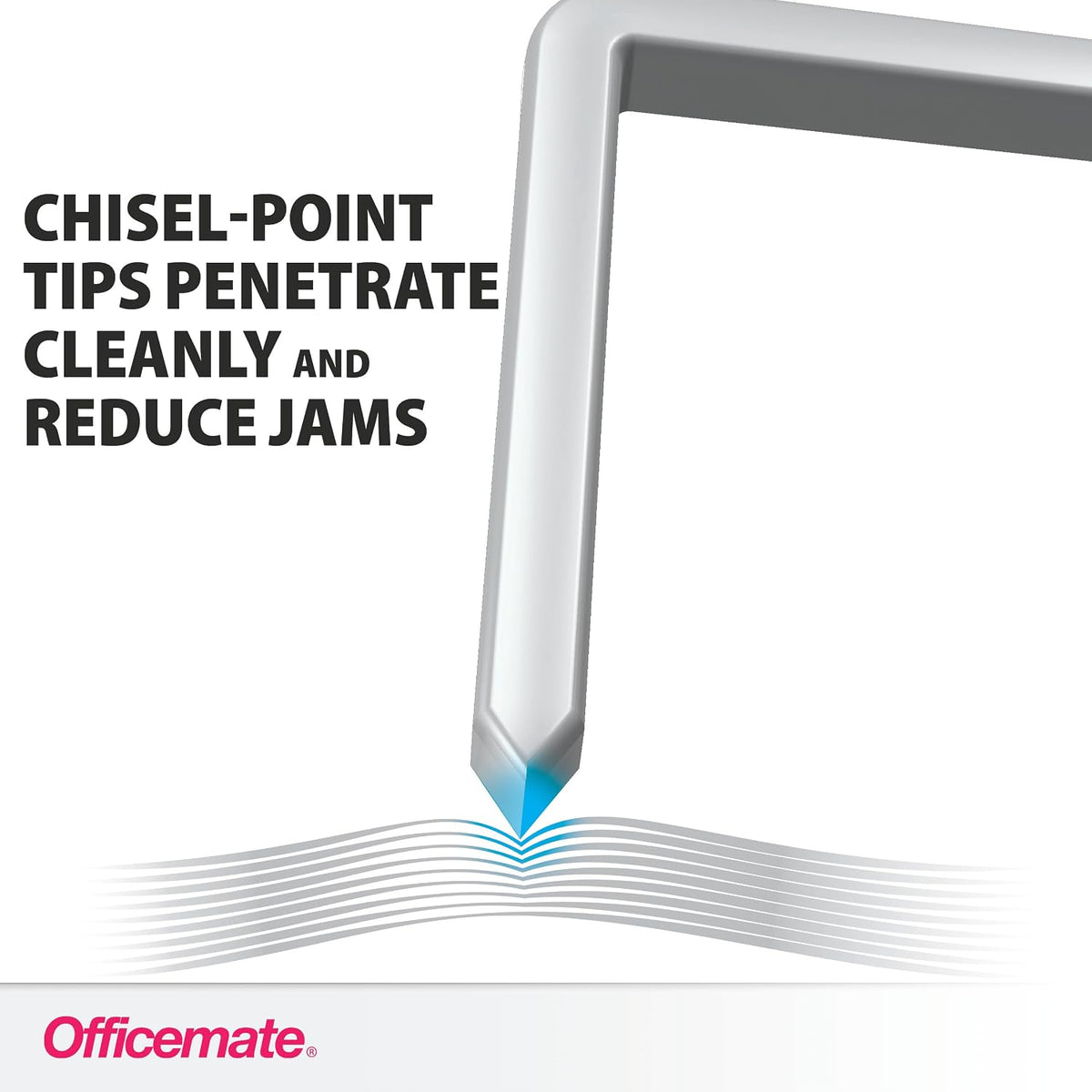 universal compatibility with standard full-strip desktop and office staplers