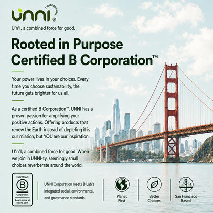 UNNI Biodegradable Bags – Clean-Looking 13 Gallon Kitchen Pail Liners for Simple Routines