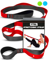 Stretching Strap with Loops – Thoughtful Wellness Gift for Her, Portable Stretch Band with Carry Bag