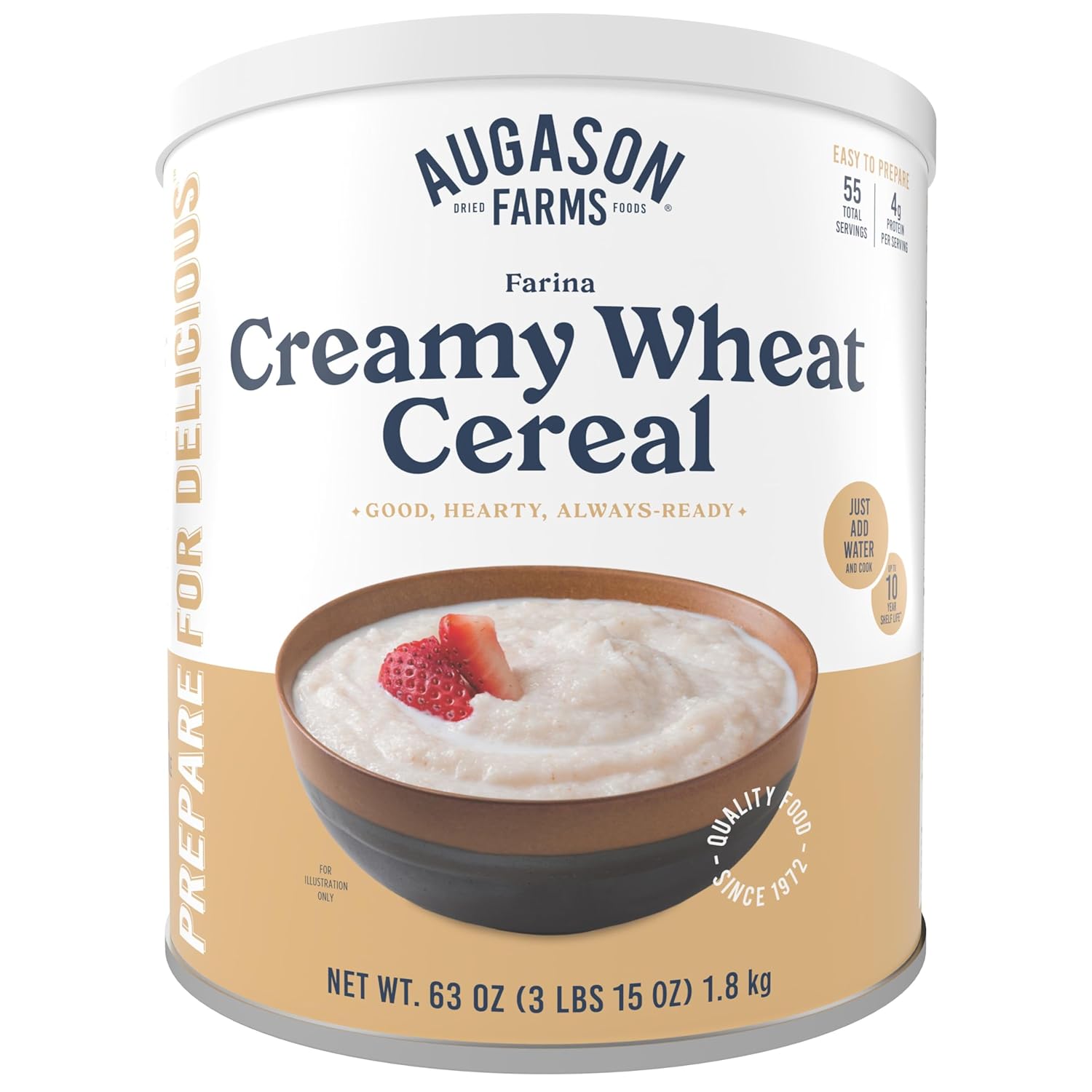 up to 10-year unopened shelf life for long-term storage