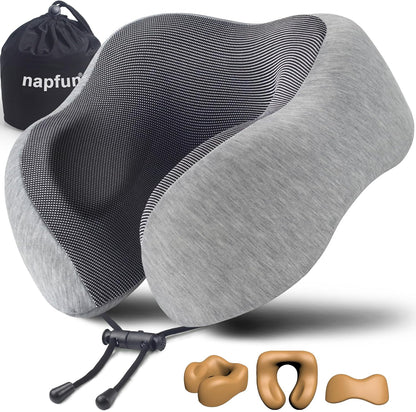 upgraded chin-support wrap design that cradles jaw and prevents head drop