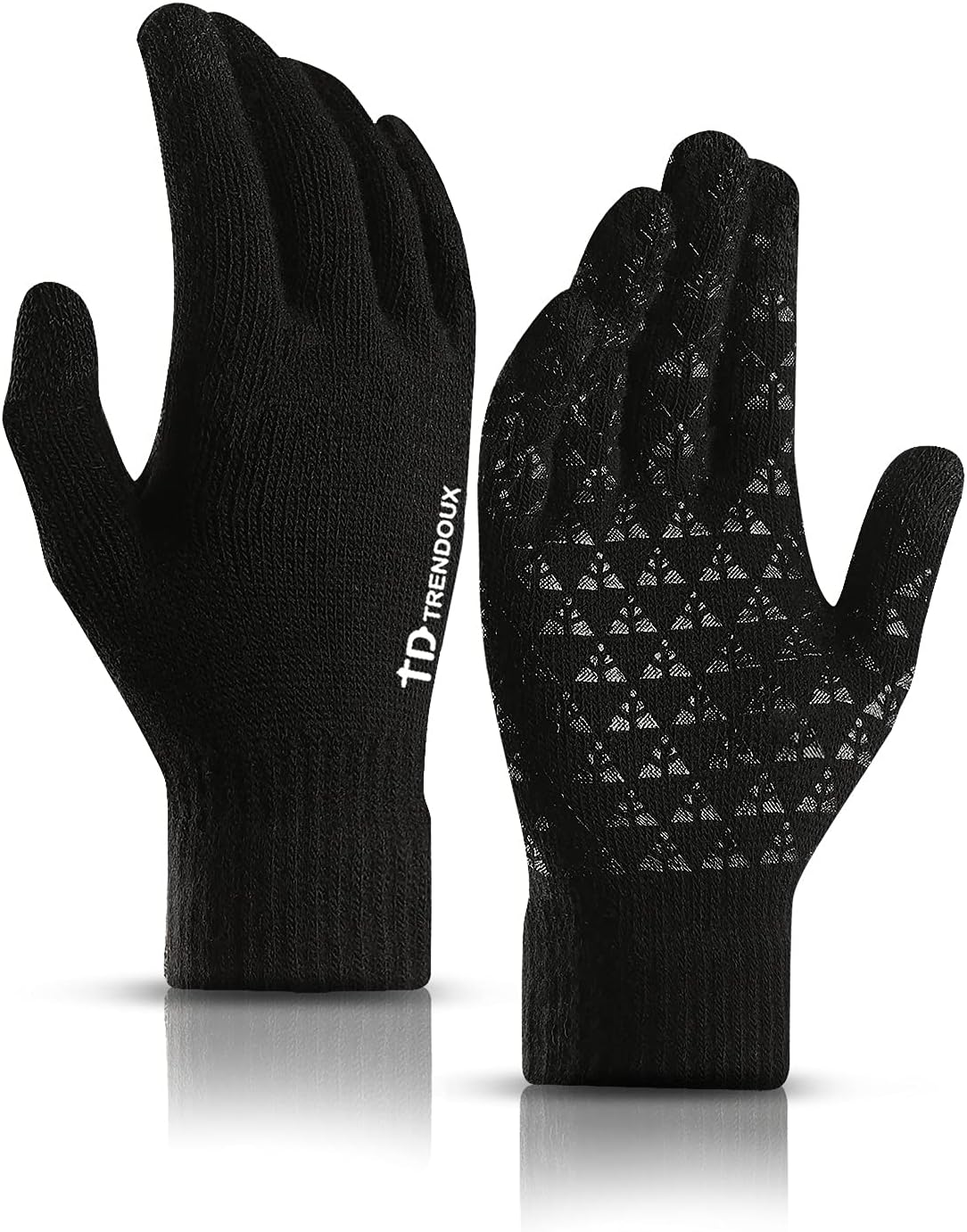 upgraded touch screen-compatible fingertips on thumb and index finger