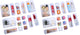 White - 15 pieces (Pack of 2)