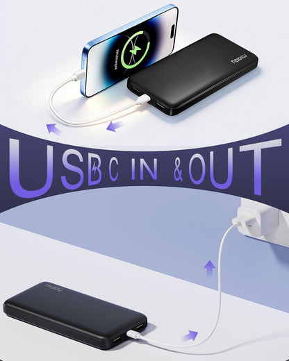 usb-c bidirectional input/output for single-cable recharging