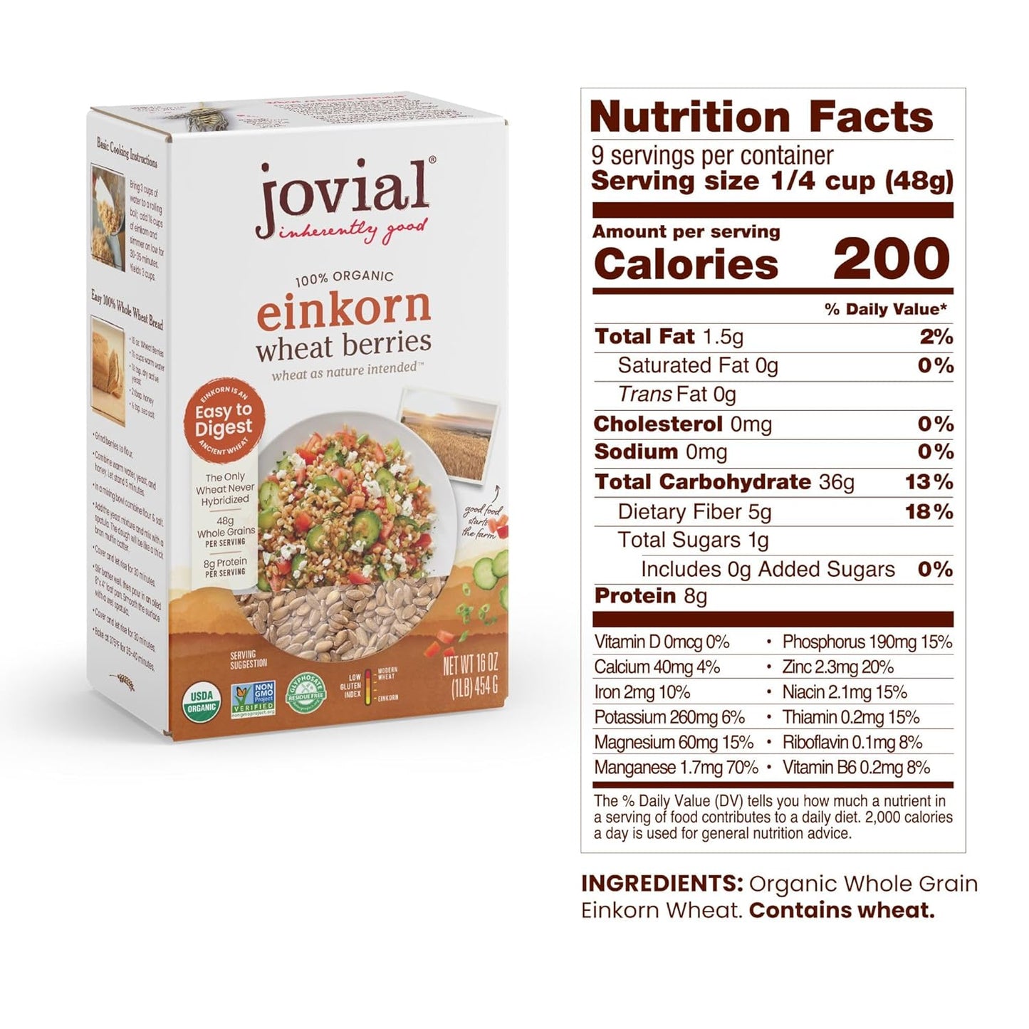 usda certified organic and non-gmo project verified