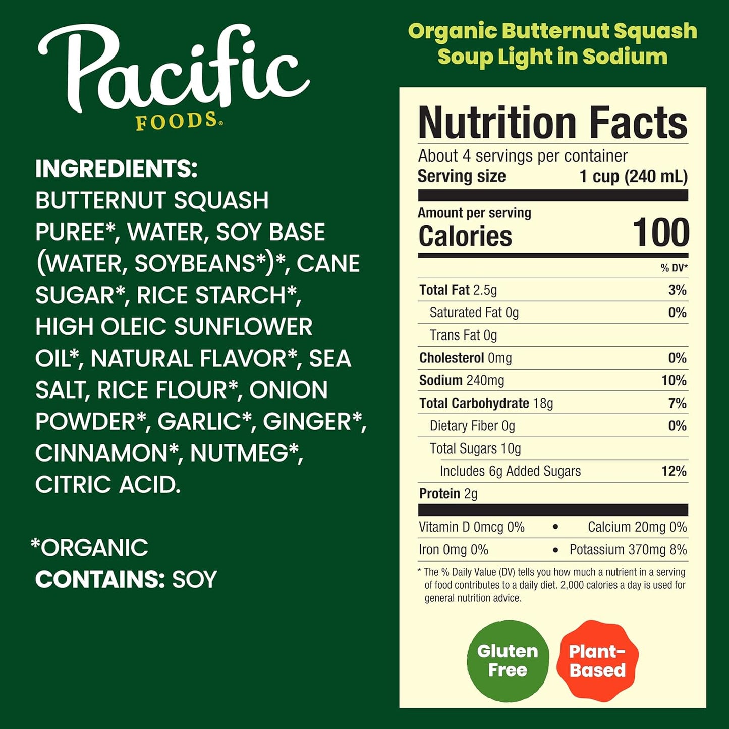 usda organic and non-gmo project verified ingredients