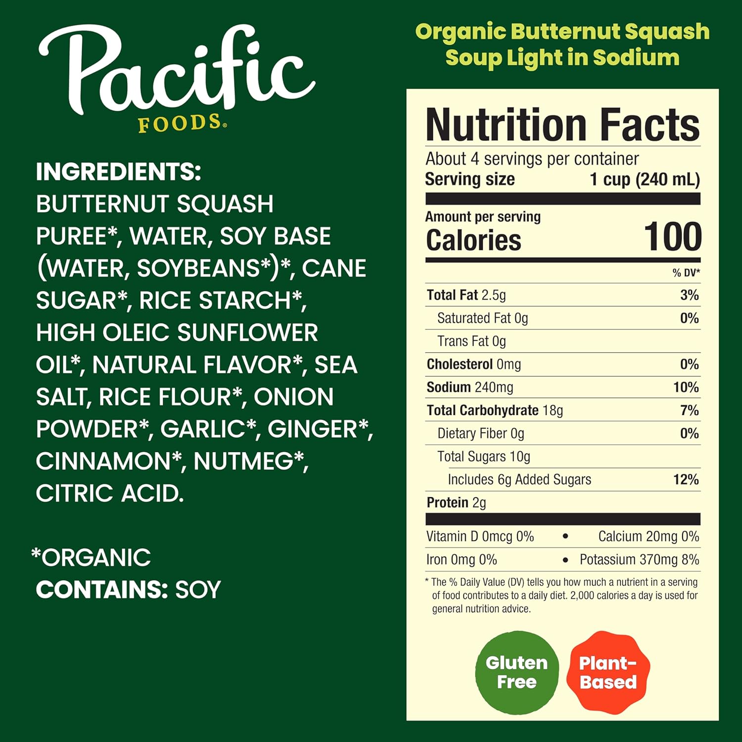 usda organic and non-gmo project verified ingredients