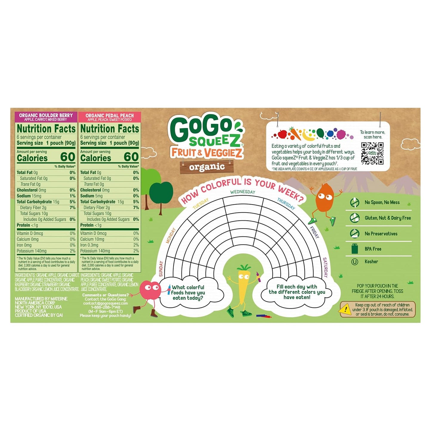 usda organic, kosher, gluten-free, nut-free, and dairy-free certification across all variants