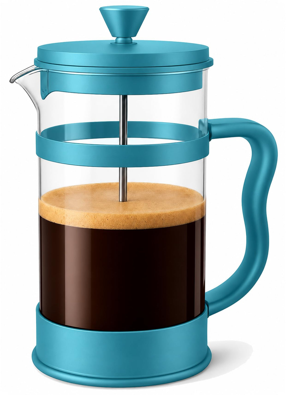 Utopia Kitchen French Press Coffee Maker – Decorative Beverage Server for Dinner Parties and Home Bars, Black 34 Oz