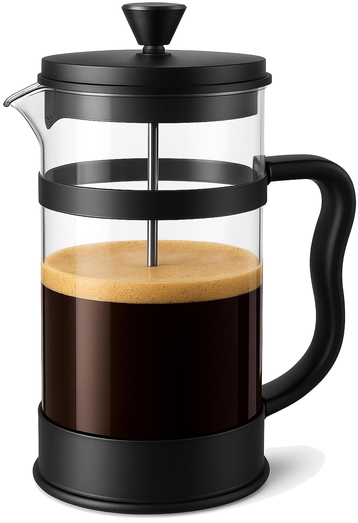 Utopia Kitchen French Press Coffee Maker – Decorative Beverage Server for Dinner Parties and Home Bars, Black 34 Oz